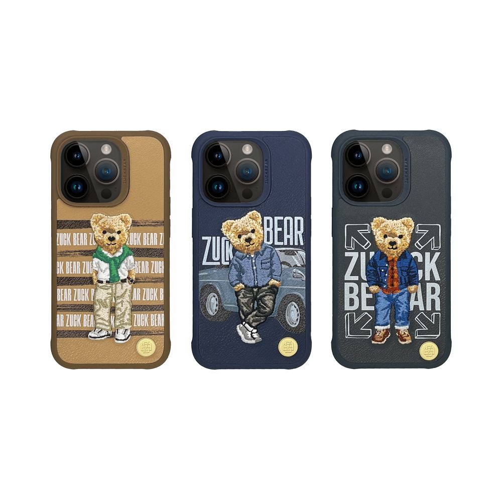 Husa Piele MagSafe Zuck Bear pentru Iphone 15 Pro Max - Protectie Premium Design San Francisco Bay Area Player - 1 | YEO